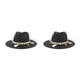 thumbnail image 4 of Jumpingount Sombrero de vaquero de paja para hombres y mujeres, gorras de playa ajustables, parasol Natural, Protector de cabeza, sombreros de Type1 NO1, 4 of 6