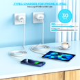 thumbnail image 3 of Cargador rápido Kruidvat para iPhone 16/15, paquete de 3 unidades USB C a tipo C, 3 of 7