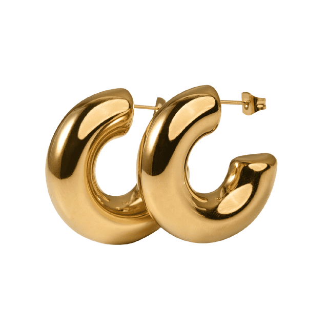 LuckyLy Aretes Mujer Oro 14k o Plata tipo Arracadas, Acero Inoxidable Baño Oro 14k o Color Plata – Accesorios y Joyería Mujer, Regalos para Mujer Navidad y Regalos para Mamá dorado Unitalla