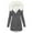 w93# Grey162, variant on Wuxian Womens Winter Jacket Mid Length Hooded Plus Size Zip Front Long Sleeve Fuzzy Thick Line Warm Coat With Pockets Tunic Top Solid Color Outerwear,Black,L