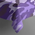 thumbnail image 3 of Purple Lilac Camo Classic Shapes Pattern Rectangle Tablecloth 60"x84",Waterproof Polyester Rectangle Table Cloth, Wipeable Spillproof Polyester Tablecloth for Dining, Camping, Indoor and Outdoor, 3 of 5