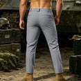 thumbnail image 4 of Tactical Cargo Pants For Men Multi-Pocket Ripstop Hiking Outdoors Work Pants Gray 3XL, 4 of 9