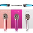 thumbnail image 3 of kurtrusly Mini Microphone KTV Supplies Firmness 1.5 Meter Cable Sound for Amplifier Handy Installation Entertainment Device Silver 1Set, 3 of 6