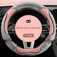 thumbnail image 4 of Rbaofujie Steering Wheel Cover Car Steering Wheel Cover Car Warm Non-slip Handlebar Cover Winter Antifreeze Hand Car Steering Wheel Cover Steering Wheel Covers, 4 of 8