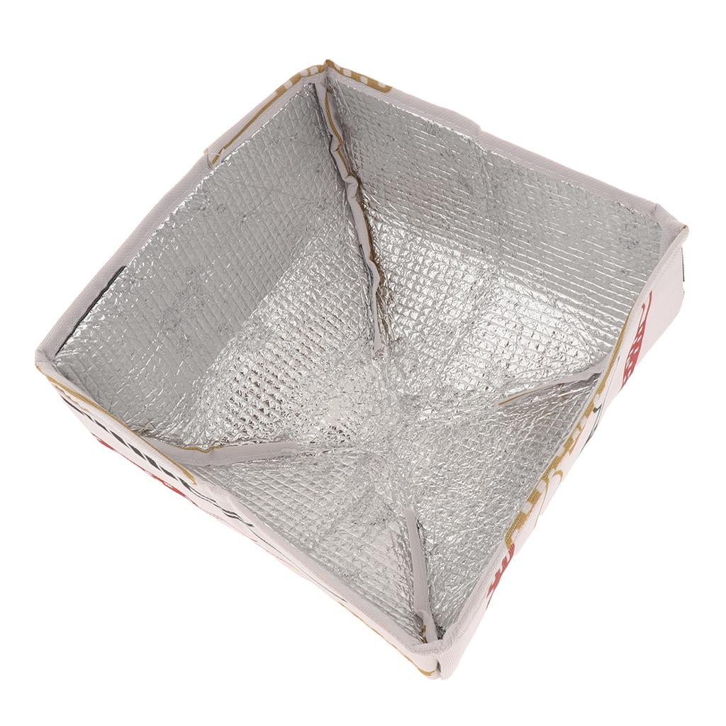 Pattern Portable Food Covers Keep Dish Warm Square Foldable 