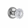 thumbnail image 2 of Grandeur 813202 Newport Solid Brass Rose Passage Door Knob Set - Grey, 2 of 7