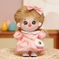 thumbnail image 4 of Muñeca de peluche de 20 cm, modelo estrella de anime, muñeco de peluche Kawaii, personalizable, con falda, de algodón, para niños, regalo, 4 of 6