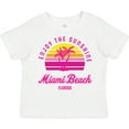 thumbnail image 3 of Inktastic Summer Enjoy the Sunshine Miami Beach Florida in Pink Boys or Girls Toddler T-Shirt, 3 of 5