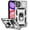 Silver, variant on iPhone 16 Kickstand Armor Case with Slide Camera Lens Protection Cover Built-in 360° Rotate Ring Holder Stand Magnetic Military Shockproof Phone Cover Case for iPhone 16,
Gold
