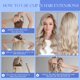 thumbnail image 4 of Extensiones de cabello humano real YNSNR, 35 cm, 80 g, 7 unidades, marrón dorado, 4 of 7