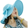thumbnail image 1 of Sombrero para el sol, sombrero de verano para mujer, sombrero de paja, sombrero de paja, sombrero de playa, sombrero para el sol, sombrero de ala ancha, sombrero de jardín plegable,, 1 of 3