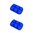 thumbnail image 4 of Advancent 6 Blue Silicone Baking Molds, Snowflake Can Pattern, Handmade Cake, Jelly, make Soap, DIY Ice Chocolate, Candle, Molde de torta 2piezas, 4 of 6
