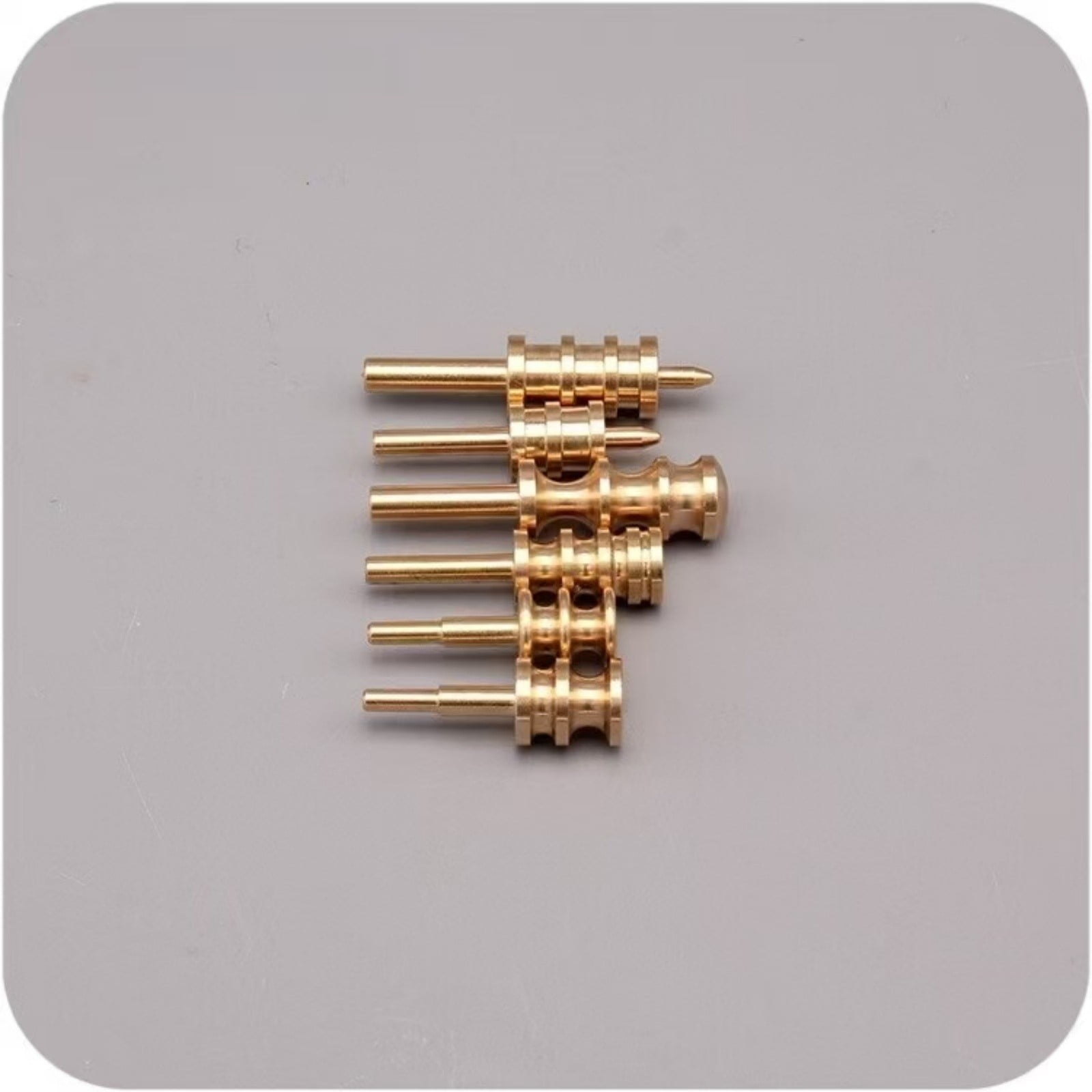 Leather Edge Creasing Iron Brass Tip for Electric Leathercraft Iron – 33mm 34mm 40mm 50mm Interchangeable Heat Crease Tip for Edge Decoration, Sealing & Finishing – DIY Leather Craft Tool Accessory