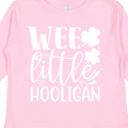 thumbnail image 4 of Inktastic St. Patrick's Day Wee Little Hooligan with Shamrocks Boys or Girls Long Sleeve Toddler T-Shirt, 4 of 5