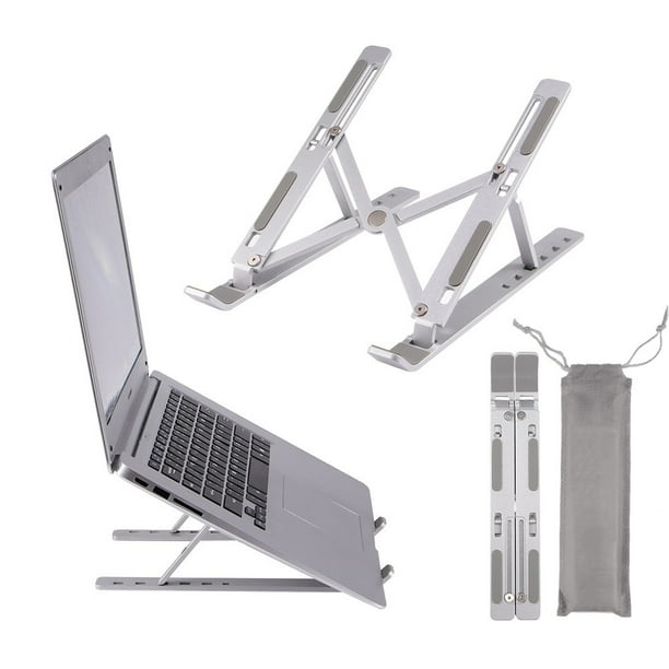Onever CNC Aluminum Alloy Laptop Stand Foldable Laptop Holder With Carry Bag Desktop Adjustable Laptop Riser