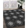 thumbnail image 3 of Ahgly Company Machine Washable Indoor Square Transitional Midnight Gray Area Rugs, 7' Square, 3 of 7