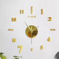 thumbnail image 3 of 20X20 Inches Golden Diy Wall Clock - With Time Indicator, Decorative Home Office Clock, Diy Craft Project Kit - For Home Decoration, Office Desk, Bedroom Display, Gift For Diy, 3 of 4