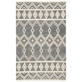 thumbnail image 2 of SAFAVIEH Abstract Torrey Geometric Wool Area Rug, Gray/Ivory, 5' x 8', 2 of 11