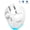 White, variant on Bluetooth Trackball Mouse Ergonomic Rollerball 2.4G Wireless Mouse Programmable Buttons Thumb Control Mice Rechargeable Optical Mouse for 3 Devices