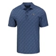 thumbnail image 2 of Men's Cutter & Buck Navy Lehigh Valley IronPigs Pike Eco Pebble Print Stretch Recycled Polo, 2 of 3