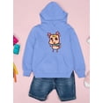 thumbnail image 3 of Happy Smiley Deer Hoodie Juniors -Image by Shutterstock,  Medium, 3 of 4
