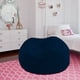 thumbnail image 4 of Yhmxh 1 funda para silla grande circular, suave y cómoda, de terciopelo, para sofá, ideal para sala de estar, dormitorio, oficina o decoración del hogar. SOLO la funda, SIN RELLENO. 150 cm x 75 cm., 4 of 5