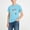 Light Blue, variant on SGFCWSX Kids T Shirts Crew Neck Short Sleeve Football Print Casual Sports Tees for Boys Blue Size 7/8