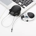 thumbnail image 4 of ziyahi Telescopic Coded Lock Cartoon Cow Steel Cable Safe Password Padlock Suitcase Black, 4 of 6