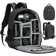 thumbnail image 1 of TARION Camera Bag Professional Camera Backpack Case with Laptop Compartment Waterproof Rain Cover for DSLR SLR Mirrorless Camera Lens Tripod Photography Backpack for Women Men Photographer Black TB-S, 1 of 7