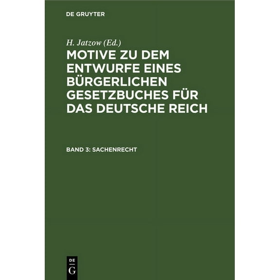 Sachenrecht, (Hardcover)