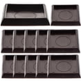 thumbnail image 3 of SHISUYAN 12Pcs Compact Furniture Coasters and Plastic Bed Stoppers for Professional Chair Wheel Protection, 3 of 9
