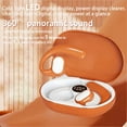 thumbnail image 7 of Open Ear Headphones Bluetooth Ear buds 80Hrs Playtime Wireless Earbuds with Earhooks IPX7 Waterproof Touch Control Air Conduction Sport Headsets Bluetooth 5.3 Earphones for Workout Running(Orange), 7 of 7