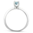 thumbnail image 3 of 1/2ct Blue Diamond Solitaire 14K White Gold Engagement, 3 of 3