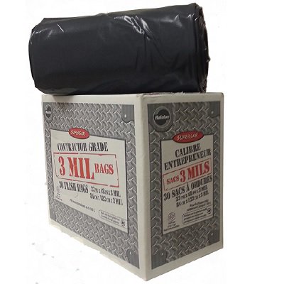 Bags-Garbage, Supersak 33X48 Black Rollform, 30/Ctn