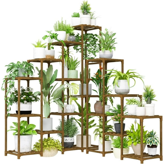 Tall Plant Shelf Stand for Large Plants; Indoor/Outdoor Use. Perfect for Living Room, Garden, Balcony