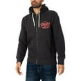 thumbnail image 2 of Superdry Neon Vintage Logo Zip Hoodie, Grey, 2 of 5