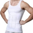 thumbnail image 4 of Chaleco moldeador de cuerpo para hombres Corsé delgado para barriga cervecera Ropa interior ajustada para el abdomen, 4 of 6
