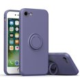 thumbnail image 1 of Funda de color sencillo para iPhone 7/8/7 Plus con soporte de anillo, placa metálica para carga magnética, diseño antigolpes y soporte giratorio de 360 grados., 1 of 5
