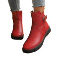 thumbnail image 6 of Willtoo Women's Metal Buckle Orthopedic Boots,Warm Slip on Snow Boots with Side Zipper, 6 of 6
