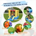 thumbnail image 6 of ACTION AIR Inflatable Bounce House, Jumping Castle with Blower for Kids 3-5 Years, 6 of 7