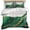Green, variant on Green White Marble Bedding 3 Piece Duvet Cover Set Full Size, Nature Marble Crack Yellow Lines Art Soft Microfiber Comforter Cover with Zipper Closure & Pillowcases, FadeResistant Quilt Cover