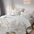thumbnail image 3 of Davulos Floral Quilt Set Queen Size,3 Pieces Lightweight Summer Quilts Microfiber Farmhouse Bedding Set Flower Bedspreads Coverlet Sets for All Seasons, 3 of 8