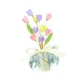 thumbnail image 1 of Accesorio interior de coche de cristal con forma de flor, adorno artesanal para coche, decoraciones para Florecer, 1 of 8