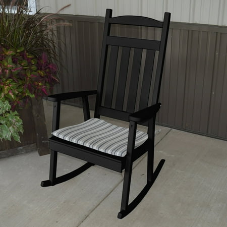 A & L Furniture Yellow Pine Classic Porch Rocker