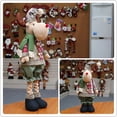 thumbnail image 5 of Christmas Standing Plush Doll 3 Styles Available Santa Claus Snowman Reindeer, Retractable Leg Tabletop Shelf Decor, Ideal Secret Santa Stocking Stuffer Indoor Xmas Decoration, 5 of 9