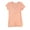 Orange - peach, variant on P.J. Salvage Womens Solid Split Hem Pajama Sleep T-shirt, Orange, Medium