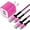 Pink, variant on Type C Charger Block,2.1A 2 Port Charging Block with 2pcs 6FT USB C Cable,USB Wall Charger Adapter Plug Fast Charging Station Power Base w/Type C Charging Cable Compatible for Sumsung, Android,Green