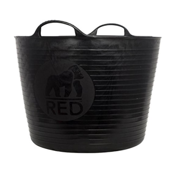 Tubtrugs SP42GBK Flexible Storage Bucket, 10 Gallon, Black