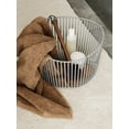 thumbnail image 2 of Blomus 66431 Modo Storage Basket, White Powder Coated Steel, 2 of 2