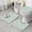 Pioneer Flower Floral-3, variant on Pioneer Flower Floral Print Pattern Bathroom Rugs Sets 3 Piece,Toilet Cover Set,Absorbent Non Slip Bathroom Mats Sets with U-Shaped Contour Rug Toilet Rug Set